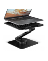 axagon STND-LRB Podstawa do laptopów aluminiowa 10-17,3 cala regulowana wysokość, obczerwonyowa o 360 stopni, Czarna - nr 1