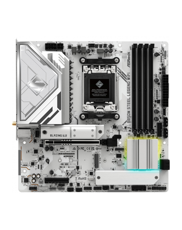 asrock Płyta główna B850M STEEL LEGEND WIFI AM5 4DDR5 HDMI/DP mATX główny