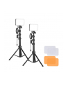 Neewer Zestaw studyjny BP66 dwie lampy LED + filtry + statywy (535780) - nr 1