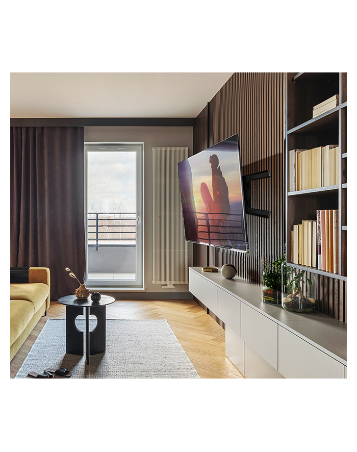 B-Tech Uchwyt Ścienny Z Podwójnym Ramieniem Wspornikowym Do Płaskich Ekranów Funkcją Pochylania I Obrotu Bt8227/B (BT8227B) główny