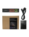 qoltec Przełącznik sieciowy SWITCH FAST Ethernet PoE | 4x RJ45 |  2x    RJ45 Uplink | 65W | 10/100Mb/s - nr 7