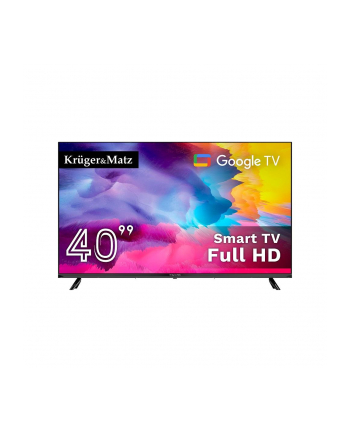 Telewizor Kruger'Matz 40'' FHD Google TV, DVB-T2/S2/T/C H.265 HEVC