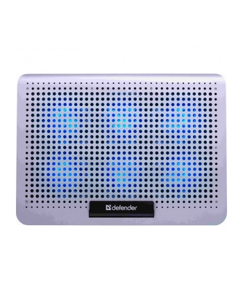 Podstawka chłodząca Defender NS-520 laptop notebook 15,6'' 2xUSB 6 wentylatorów podświetlenie metalowa