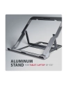 axagon STND-LAG Podstawa do laptopów aluminiowa 10-17,3 cala 8 regulowanych pozycji, Szara - nr 12