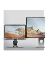 axagon STND-LRB Podstawa do laptopów aluminiowa 10-17,3 cala regulowana wysokość, obczerwonyowa o 360 stopni, Czarna - nr 31