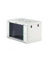Szafa sieciowa wisząca jednosekcyjna DIGITUS Dynamic 19'' 7U, 600x450, drzwi szyba, szary, niezmontowana, 60kg - nr 10