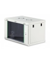 Szafa sieciowa wisząca jednosekcyjna DIGITUS Dynamic 19'' 7U, 600x450, drzwi szyba, szary, niezmontowana, 60kg - nr 1