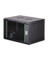 Szafa sieciowa wisząca jednosekcyjna DIGITUS Dynamic 19'' 7U, 600x450, drzwi szyba, czarny, niezmontowana, 60kg - nr 1