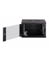 Szafa sieciowa wisząca jednosekcyjna DIGITUS Dynamic 19'' 7U, 600x450, drzwi szyba, czarny, niezmontowana, 60kg - nr 5
