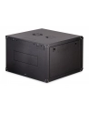 Szafa sieciowa wisząca jednosekcyjna DIGITUS Dynamic 19'' 7U, 600x600, drzwi szyba, czarny, niezmontowana, 60kg - nr 2