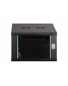Szafa sieciowa wisząca jednosekcyjna DIGITUS Dynamic 19'' 7U, 600x600, drzwi szyba, czarny, niezmontowana, 60kg - nr 3