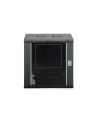 Szafa sieciowa wisząca jednosekcyjna DIGITUS Dynamic 19'' 12U, 600x450, drzwi szyba, czarny, niezmontowana, 60kg - nr 3