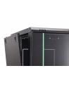 Szafa sieciowa wisząca jednosekcyjna DIGITUS Dynamic 19'' 16U, 600x600, drzwi szyba, czarny, niezmontowana, 60kg - nr 7
