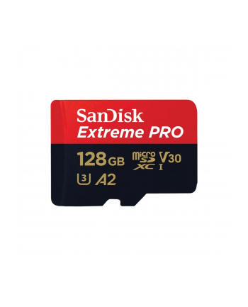 SanDisk Extreme PRO microSDXC UHS-I 128 GB   Adapter, A2, Class 10, V30, U3 nr 1