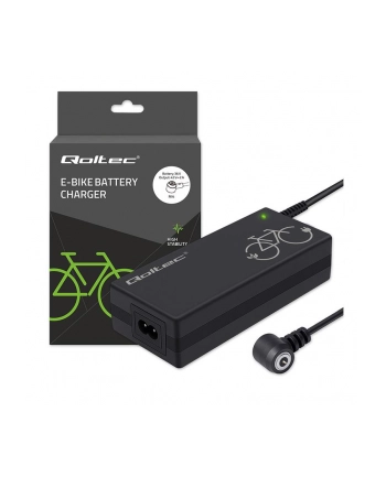 qoltec Ładowarka do roweru elektrycznego 36V | 42V | 2A | Mi4 Magnetic  TIP +kabel zasilający