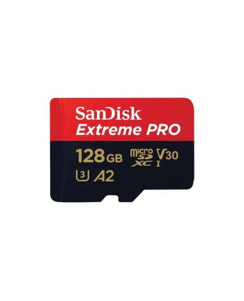 SanDisk Extreme PRO microSDXC UHS-I 128 GB Adapter, A2, Class 10, V30, U3