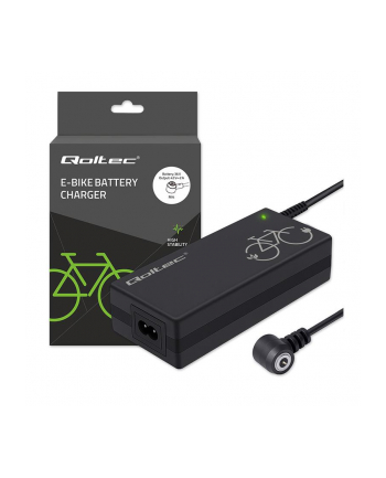 qoltec Ładowarka do roweru elektrycznego 36V | 42V | 2A | Mi4 Magnetic  TIP +kabel zasilający