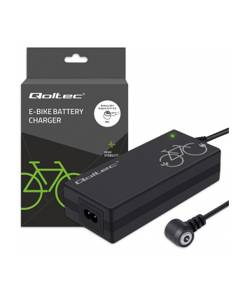 qoltec Ładowarka do roweru elektrycznego 36V | 42V | 2A | Mi4 Magnetic  TIP +kabel zasilający