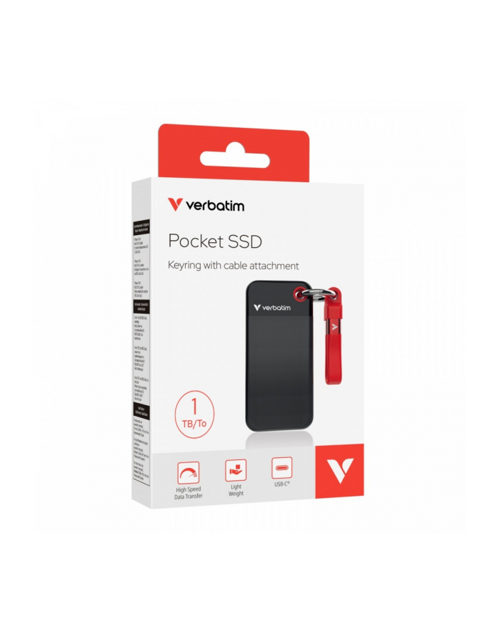 verbatim Dysk SSD Pocket 1000GB M.2 1TB 1000Mb/s 32192 główny