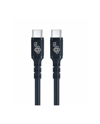 tb Kabel USB C - USB C 50cm silikon czarny 2.0
