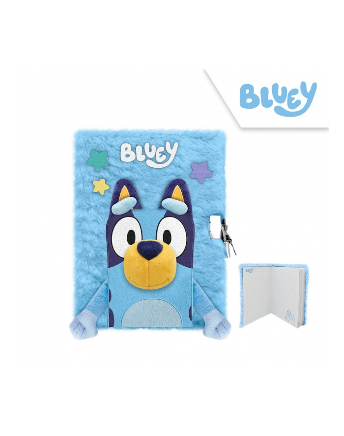 kids euroswan Pamiętnik pluszowy 3D A5 Bluey główny