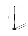 qoltec Antena 4G LTE z podstawą magnetyczną | 5dBi | dookólna |   wewnętrzna | 600-2700 MHz | SMA | 3m - nr 3