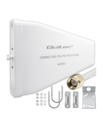 qoltec Antena 4G 5G LTE | 9dBi | kierunkowa | zewnętrzna | N female |   wodoodporna | 3m