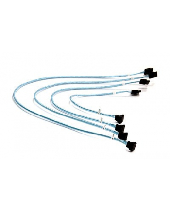 Supermicro Set of 4 (Round) SATA Cable,(43/33/26/22)cm, Pb free (CBL-0190L)