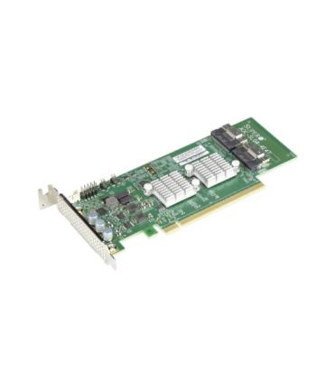 SuperMicro PCIe 4.0 x16 - 2x Slim-SAS (AOC-SLG4-4E4T-O)