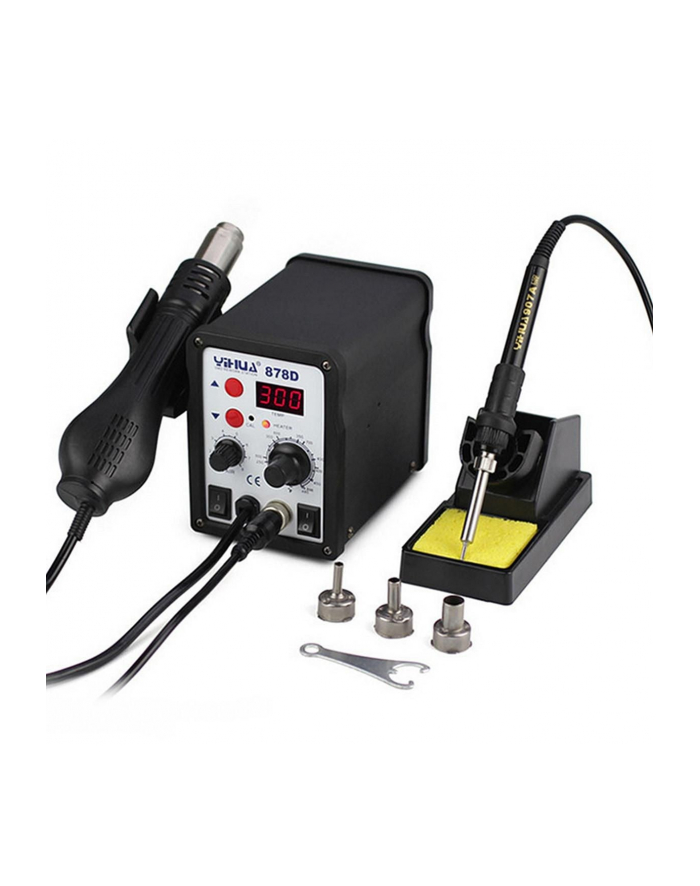 MICROSPAREPARTS MOBILE NARZĘDZIA SERWISOWE  HOT AIR GUN / SOLDERING IRON (MOBXTOOLS020) główny