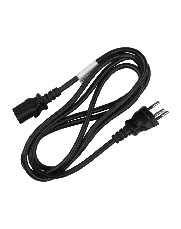 Dinic CB-N-S-I kabel zasilające Czarny 1,8 m Wtyczka zasilająca typu J C13 panel główny