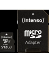 Intenso microSDXC 512GB C10 UHS-I Professional + Adapter - nr 4