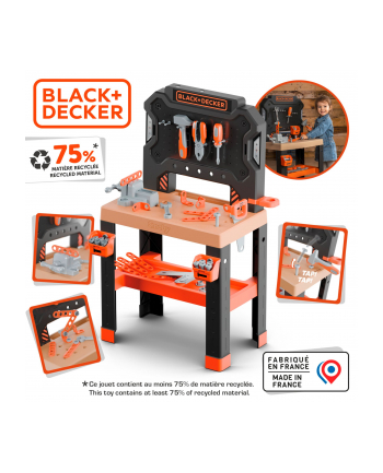 Smoby Black & Decker Warsztat Bricolo One Narzędzia Akcesoria 360739