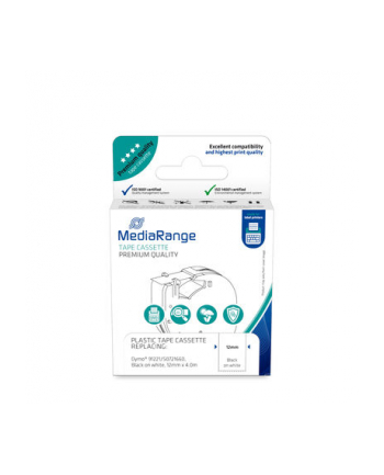 Mediarange Kaseta Z Taśmą Plastikową 12mm 4M (MRDY91221) nr 2