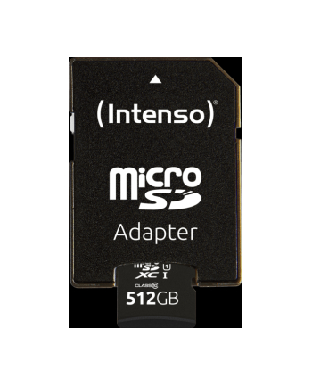 Intenso microSDXC 512GB C10 UHS-I Professional + Adapter