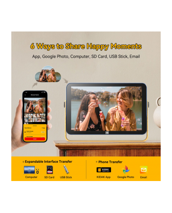 Kodak Niebieska Cyfrowa Foto Ramka Na Zdjęcia 10,1'' Rwf-108V