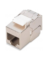 Digitus Professional Krótki moduł (gniazdo) keystone RJ45 (8P8C) kat.6A, STP, ekranowany, beznarzędziowy, stalowy DN-93615-S - nr 1