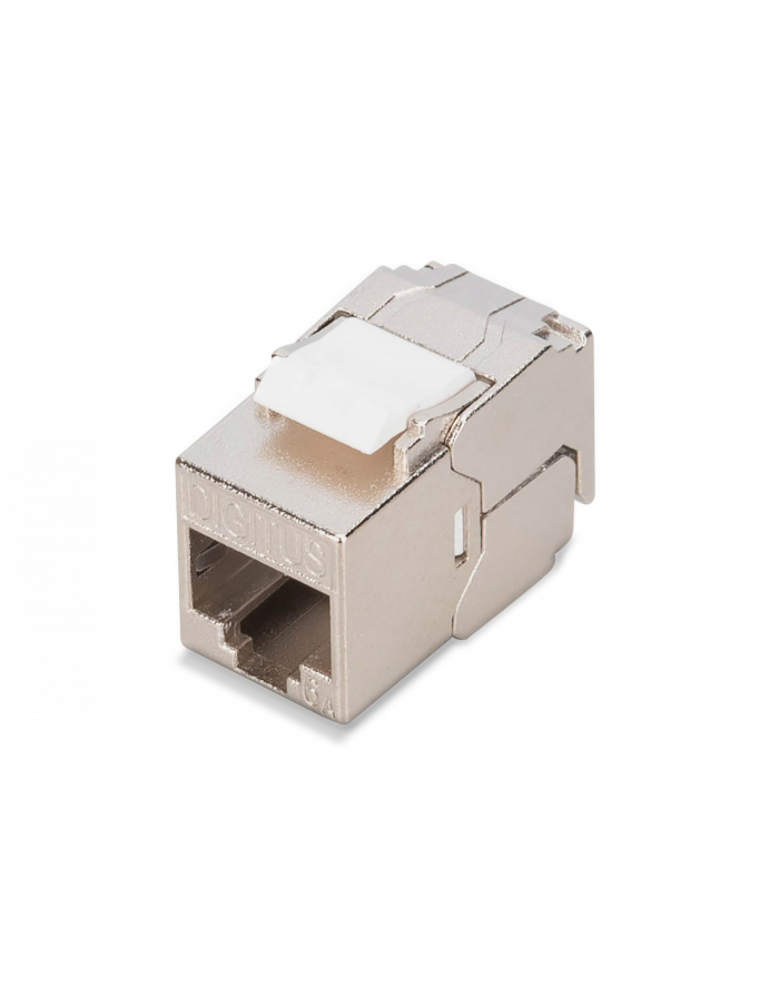 Digitus Professional Krótki moduł (gniazdo) keystone RJ45 (8P8C) kat.6A, STP, ekranowany, beznarzędziowy, stalowy DN-93615-S główny
