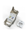 Digitus Professional Krótki moduł (gniazdo) keystone RJ45 (8P8C) kat.6A, STP, ekranowany, beznarzędziowy, stalowy DN-93615-S - nr 3