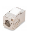 Digitus Professional Krótki moduł (gniazdo) keystone RJ45 (8P8C) kat.6A, STP, ekranowany, beznarzędziowy, stalowy DN-93615-S - nr 6