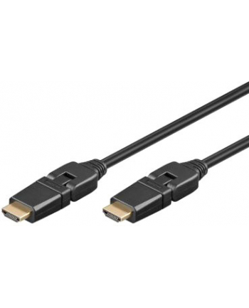 KABEL HIGH SPEED HDMI 360° ETHERNET 2M CZARNY 61286 GOOBAY