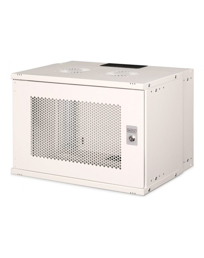 Digitus Szafa sieciowa wisząca 19'' 7U SOHO PRO 370 x 540 x 400mm drzwi perforacja szary niezłożona 60kg (DN49208) główny