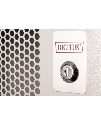 Digitus Szafa sieciowa wisząca 19'' 7U SOHO PRO 370 x 540 x 400mm drzwi perforacja szary niezłożona 60kg (DN49208) nr 1