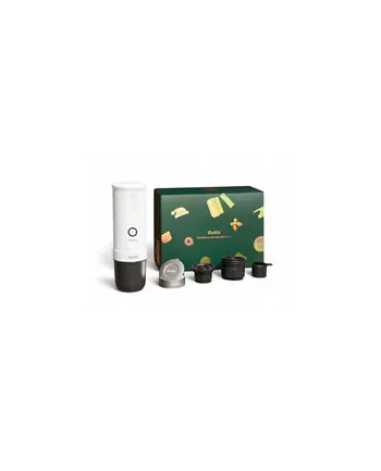 Outin Nano Xmas pack, Espresso Machine Bundle with Basket Plus, model OTEM-01, color Pearl White nr 1