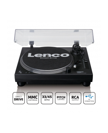 Gramofon Lenco L-3818BK Czarny (8711902069058) nr 1