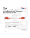 Club 3D Kabel Usb Club3D 2 Typ C Pd 240W / 480Mb 1M St/St Retail - nr 9