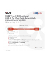 Club 3D Kabel Usb Club3D 2 Typ C Pd 240W / 480Mb 4M St/St Retail - nr 30