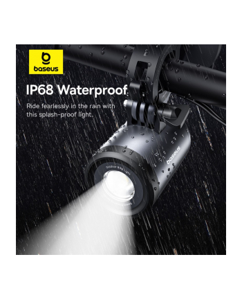 Baseus Primetrip Bike Light 2 In 1 Set Black (C1256900012100)