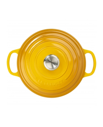 Le Creuset Signature Bräter rund 24 cm nectar