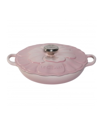 Le Creuset Garnek Profesjonalny Gourmet z platkami 26cm rozowy